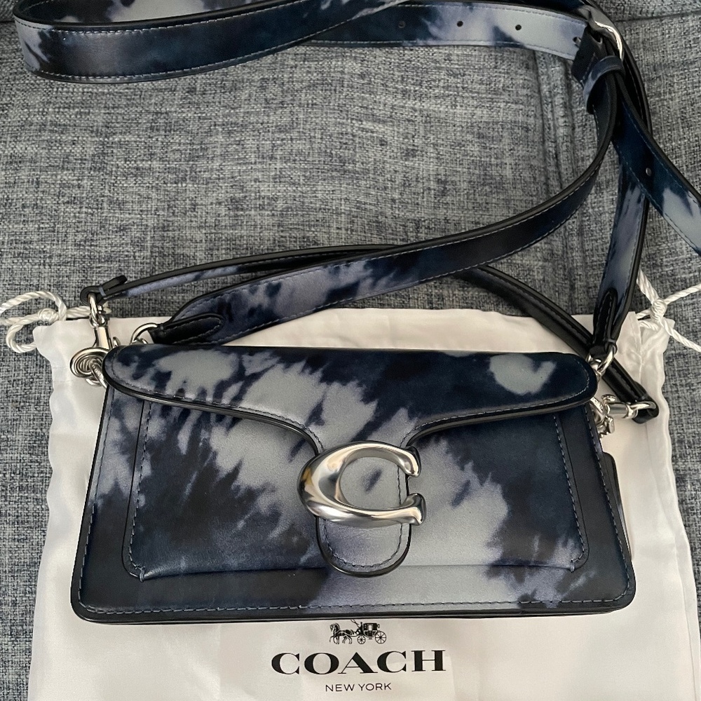Coach Tabby 20 tie-dye leather shoulder bag
